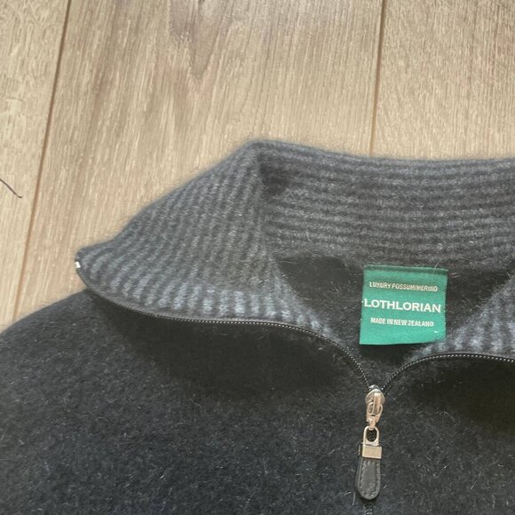 Lothlorian Full Zip Cardigan @ool Women's Black Winter Cozy Warm Comfortable - Picture 6 of 10